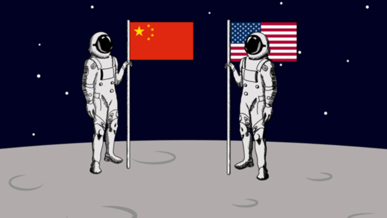 China Vs USA Space Fight