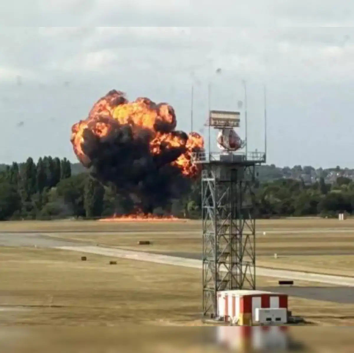 London Plane Crash 2025