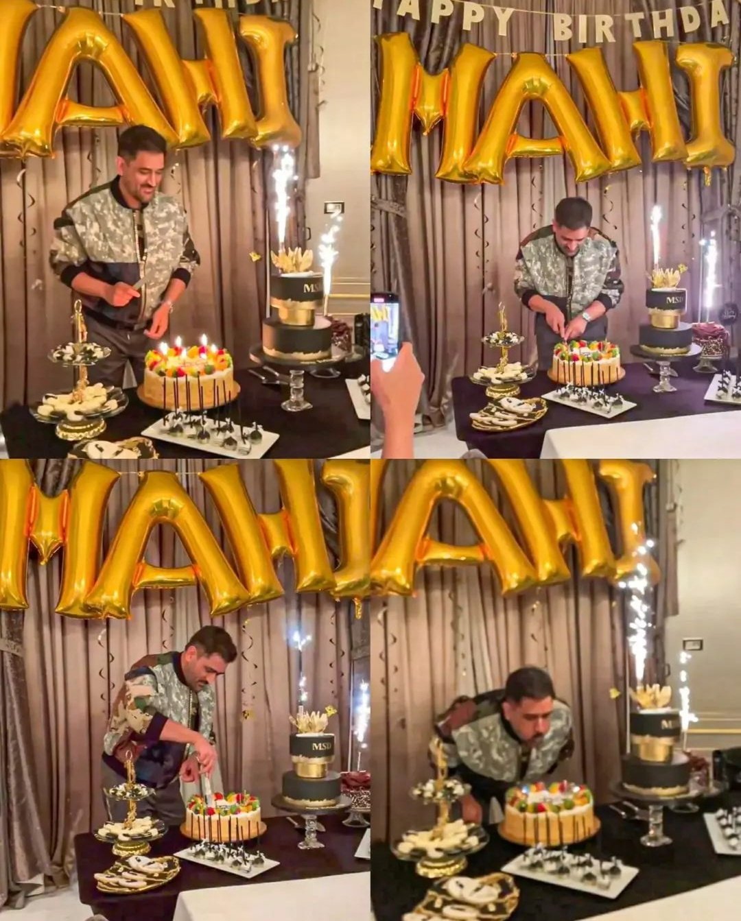 M S Dhoni Birthday Image 